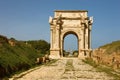 Libya Ã¢â¬â Leptis Magna, detail of huge gate Royalty Free Stock Photo